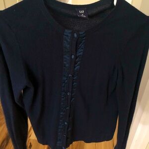 Navy blue women’s cardigan